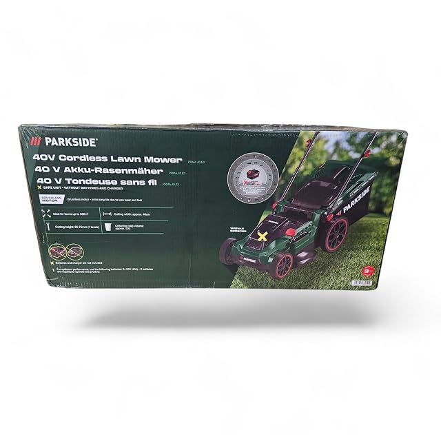 Tondeuse sans fil Parkside PRMA 40-Li B3 livrée sans batteries ni chargeur