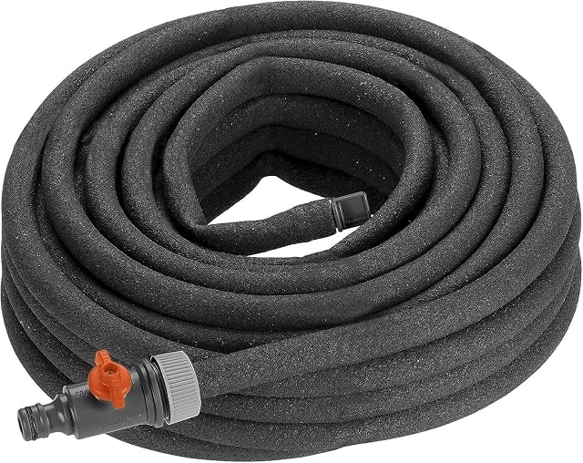 Tuyau poreux Gardena avec raccords de branchement