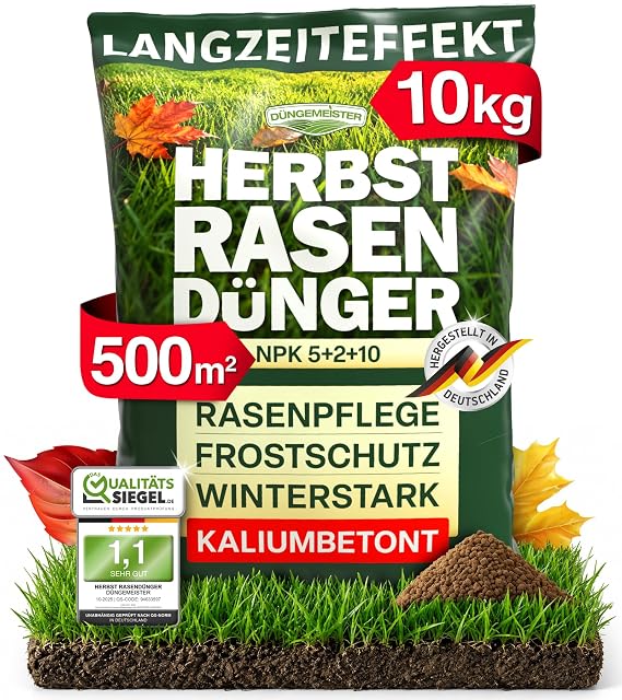 Sac de dix kilos d’engrais gazon d’automne au potassium