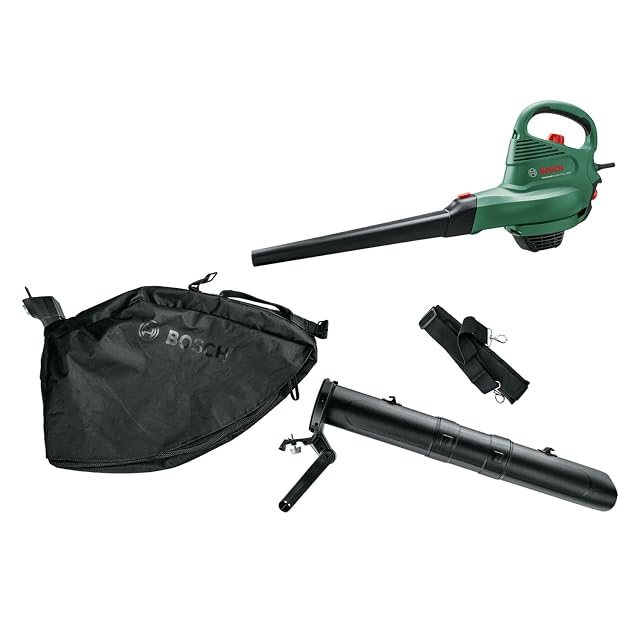 Souffleur-aspirateur filaire Bosch UniversalGardenTidy 3000 avec bandoulière