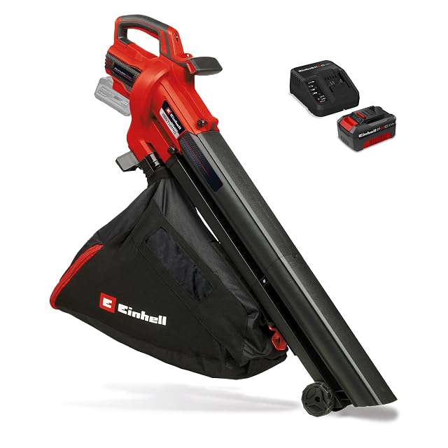 Aspirateur-souffleur de feuilles sans fil Einhell VENTURRO 18/210 avec sac de 45 litres