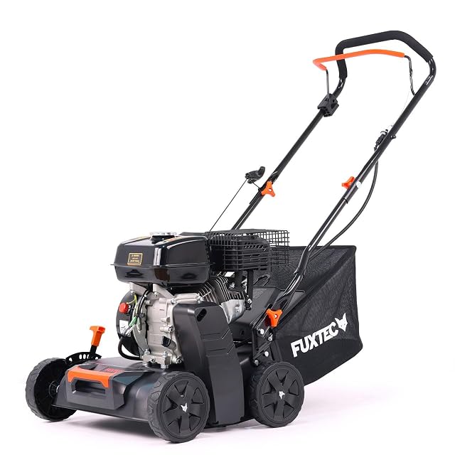 Scarificateur thermique FUXTEC FX-BV240ECO avec largeur de travail de 400 mm et carter acier