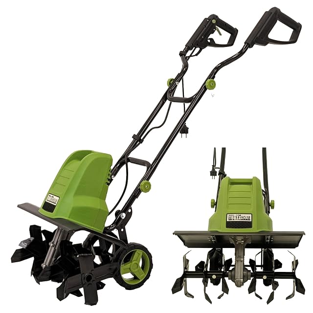 Motobineuse électrique TRUTZHOLM avec largeur de travail de 45 cm et 24 fraises acier